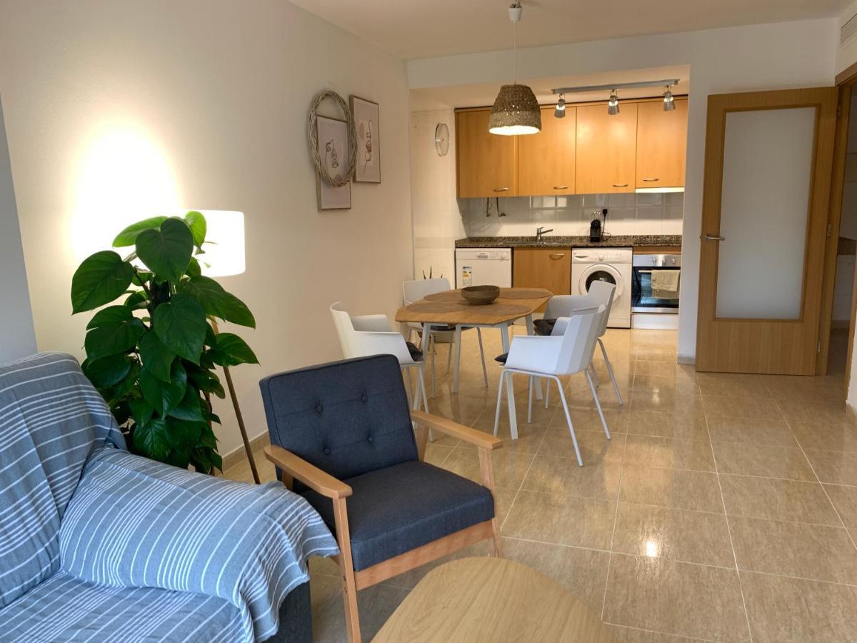 Acogedor Apartamento Con Piscina En Vilafortuny, Cambrils Eksteriør billede